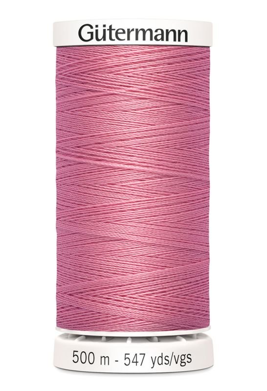 Mørk Rose 889 - Polyester Sytråd 500 m