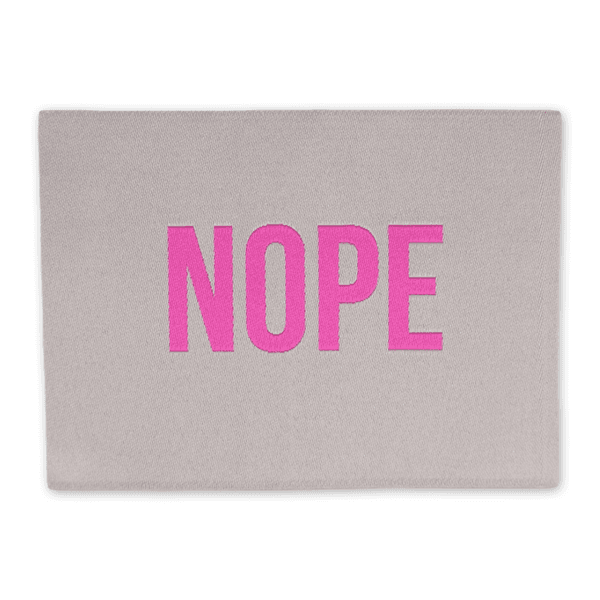 Nope - Merkelapp 60x80 mm