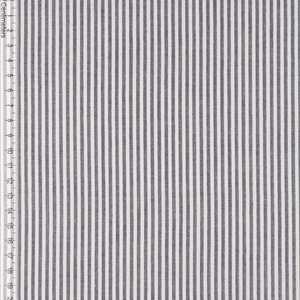 Hovedbilde Stripe Marinebl&aring; - Seersucker Bomull