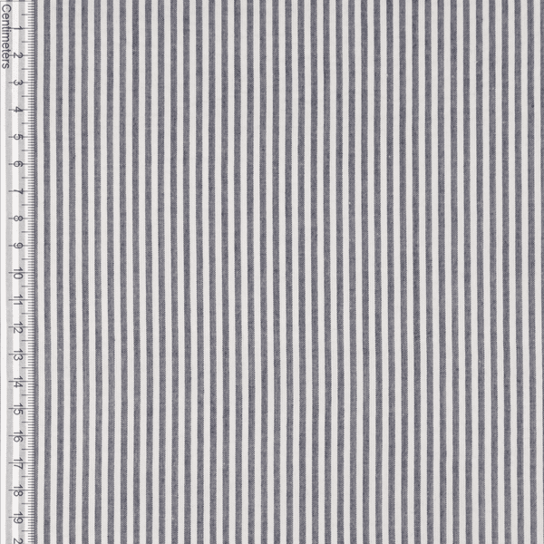 Stripe Marinebl&aring; - Seersucker Bomull