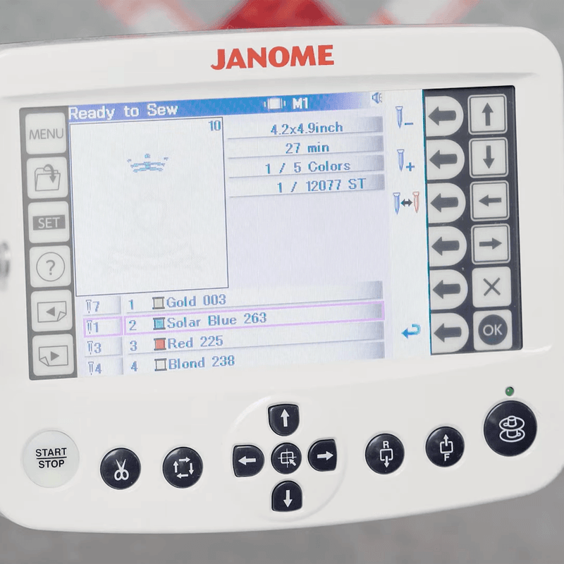 Janome Multi Needle MB7 Broderingsmaskin