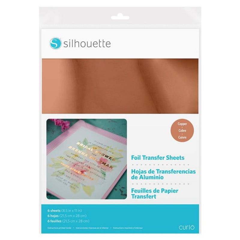 Silhouette Foil Transfer Sheets - Copper (Utfases)