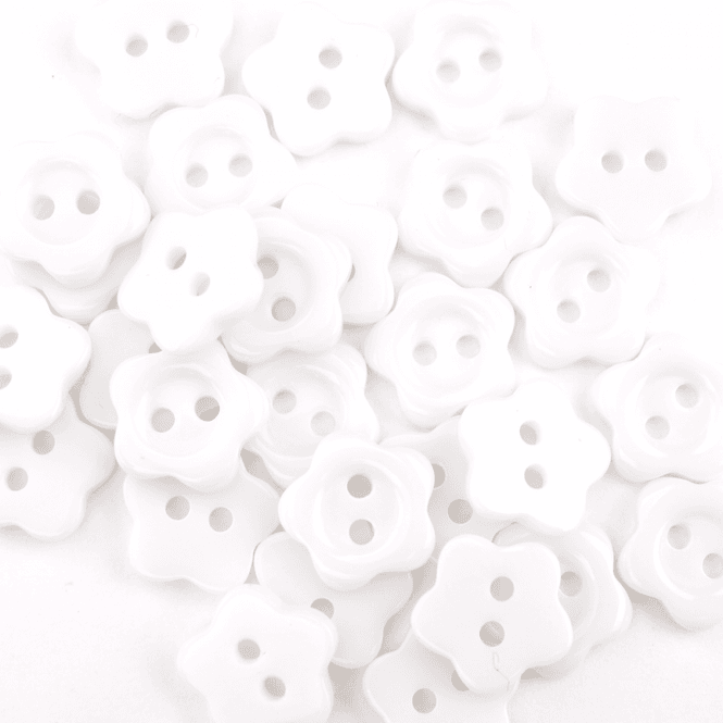 Hovedbilde Miniblomst - 12 mm Resin Knapp