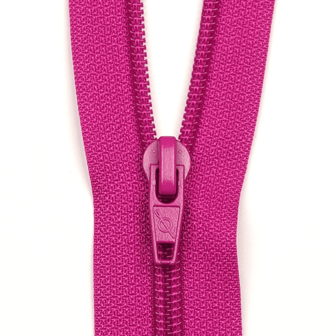 Hovedbilde Mørk Rosa - Spiral Delbar Glidelås (6 mm)