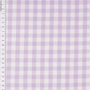 Hovedbilde Lys Lilla Midi Ruter - Fast Bomull