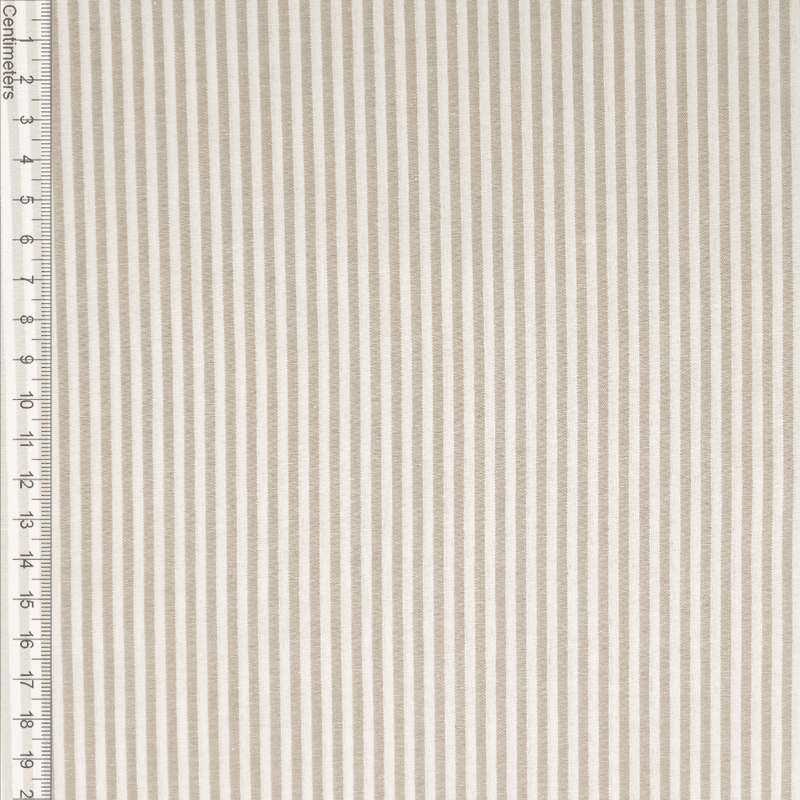 Ministripe Sand - Fast Bomull