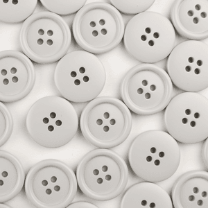 Hovedbilde Madrid Lys Gr&aring; - 18 mm Resin Knapp