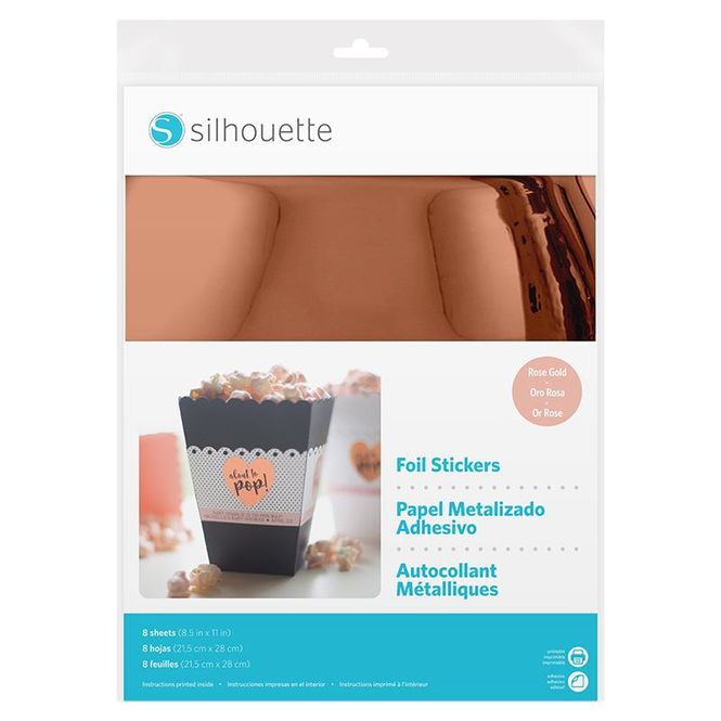 Hovedbilde Silhouette Printable Rose Gold Sticker Foil