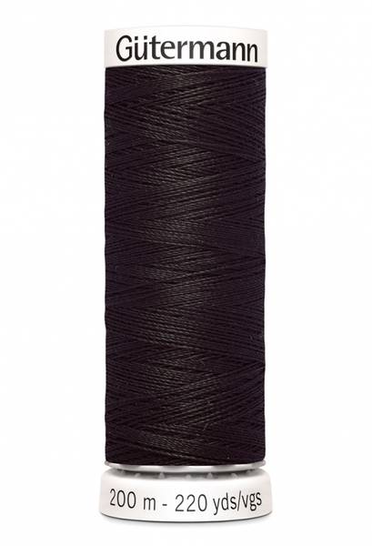 Nattbrun 682 - Polyester Sytråd 200 m