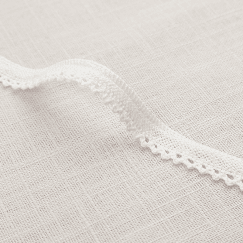 Eve Lace Hvit - Blondebånd 10 mm