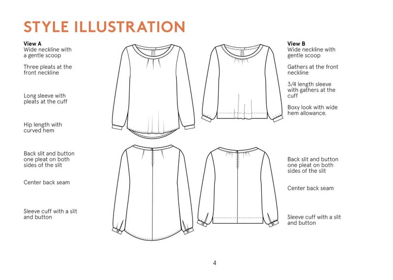 Esther Blouse - Wardrobe by Me