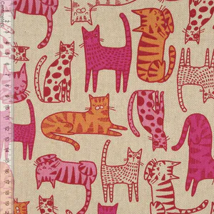 Hovedbilde Cat Life Pink - Kanvas