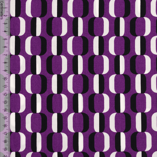 Hovedbilde Mena Purple - Vevd Viskose