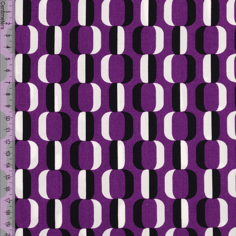 Mena Purple - Vevd Viskose