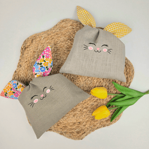 Hovedbilde P&aring;skeposer 2 pk - Sommerdryss/Dusrosa Miniprikk