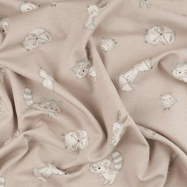 Skogsdyr Sand - Bambusjersey