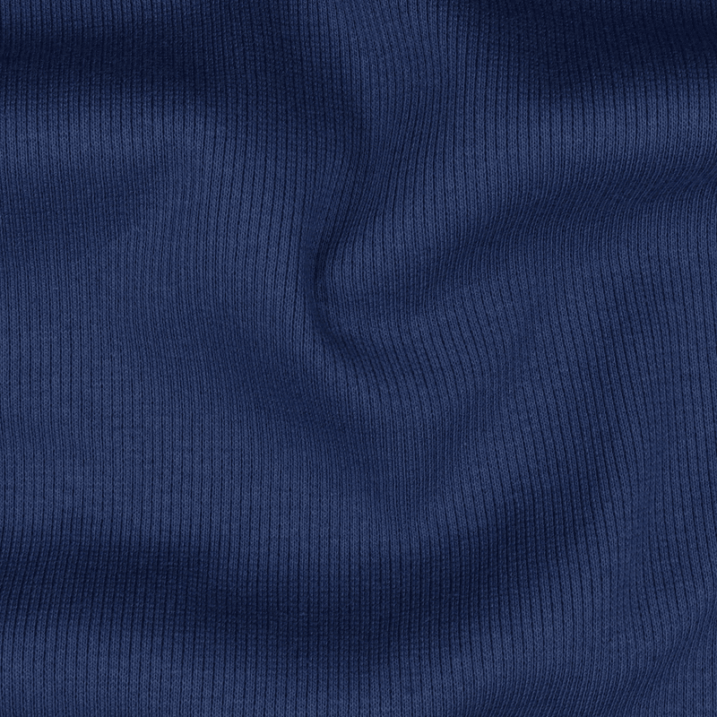 Jeansblå - Ribbjersey