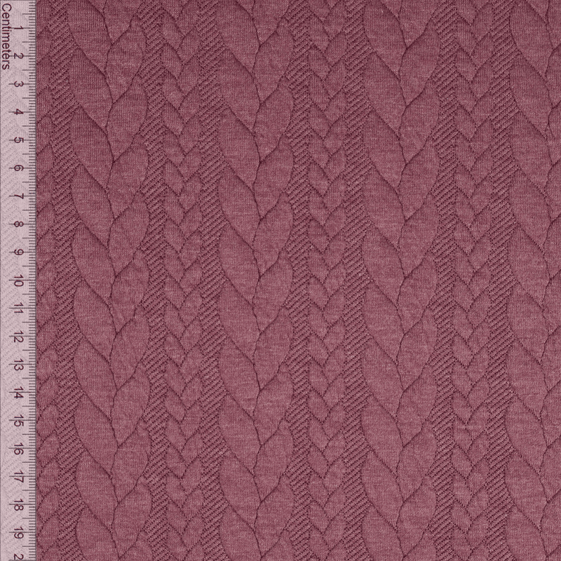 Mauve Melert - Flettestrikk
