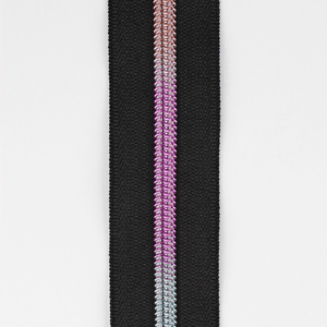 Hovedbilde Sort/Regnbue - 3 m Nylon Glidel&aring;s #5