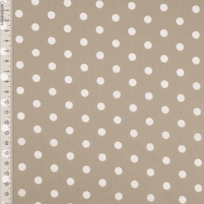 Hovedbilde Sand Polkadot - Fast Bomull