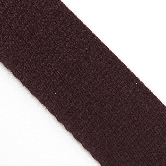 Hovedbilde Aubergine - Vevd Bånd Bomull 40 mm