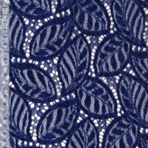 Hovedbilde Royal Blue Chenille Lace - Blondestoff