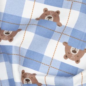 Hovedbilde Peek-a-boo-Bear Bl&aring; - Flanell