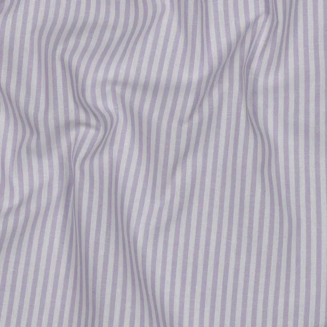 Hovedbilde Ministripe Lys Lilla - Fast Bomull