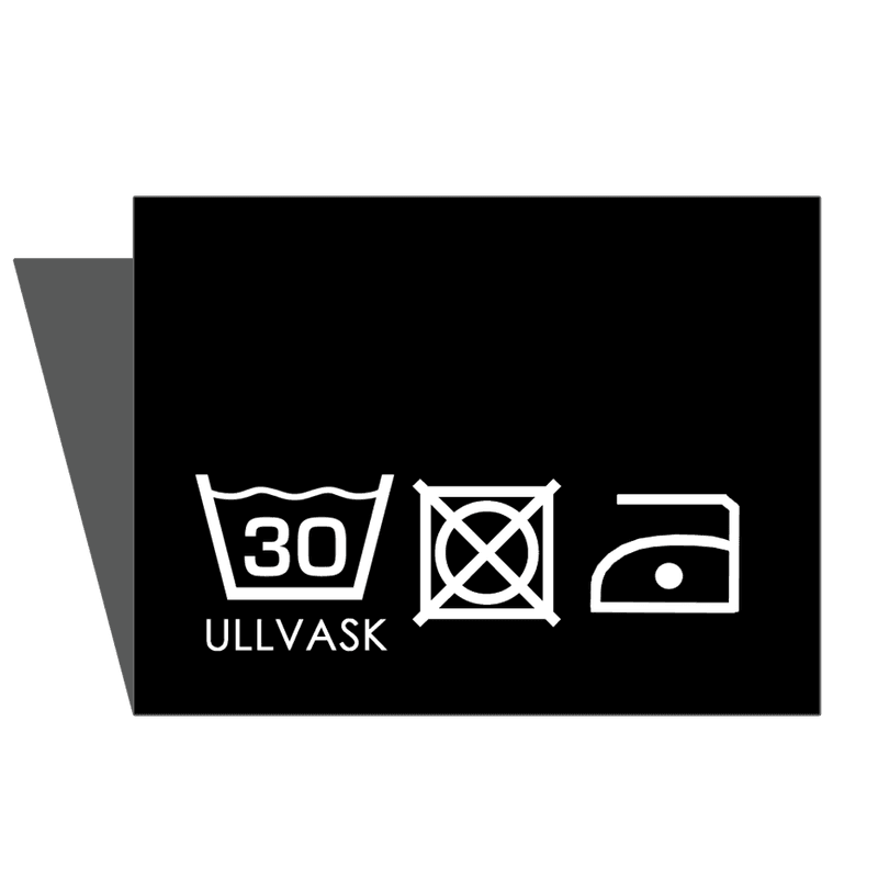 Sort Vaskelapp - 20 stk