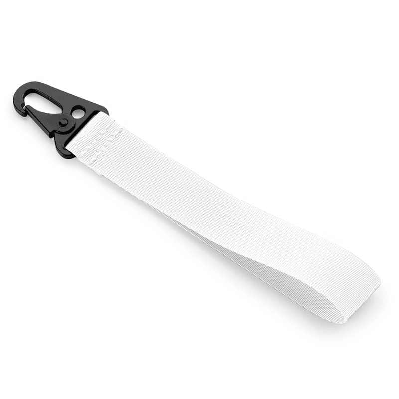 Nøkkelhank m/klips - Ensfarget