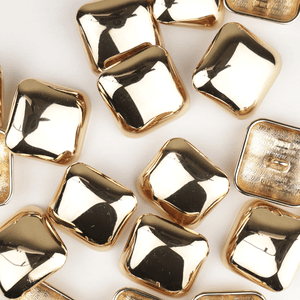 Hovedbilde Matheus Blank Gull - 20 mm Metall Knapp