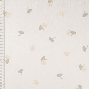 Hovedbilde Soft Leaves - Brodert Musselin