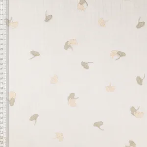 Hovedbilde Soft Leaves - Brodert Musselin