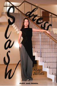 Hovedbilde Slash Dress x Cap Sleeves - Puff and Pencil