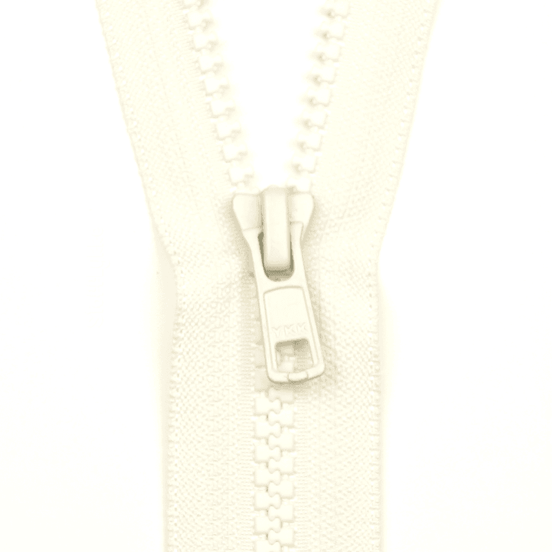 Ecru - 2-veis Vislon Glidelås (6 mm)