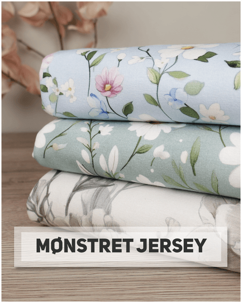 mønstret jersey