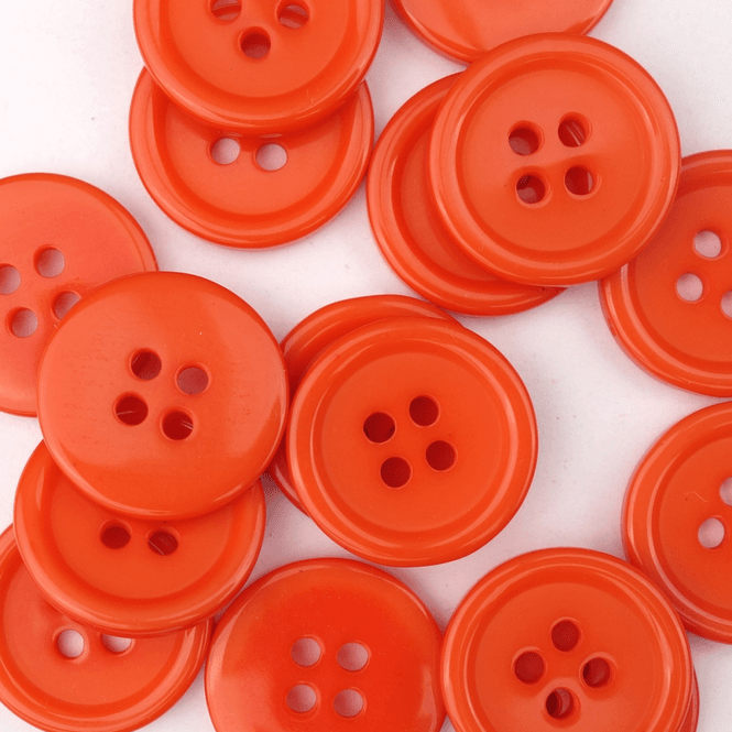 Hovedbilde Roma Orange - 18 mm Resin Knapp