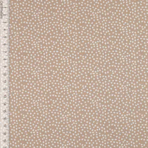 Hovedbilde Dots Beige - Fast Bomull