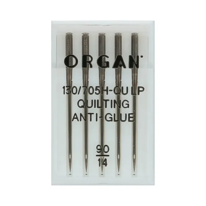 Hovedbilde Organ Symaskinnåler Quilting Anti-Glue 90 5pk