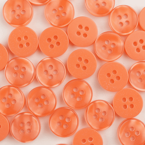 Porto Orange - 11,5 mm Resin Knapp