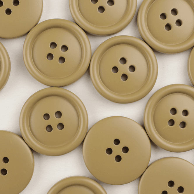 Hovedbilde Madrid Khaki - 25 mm Resin Knapp