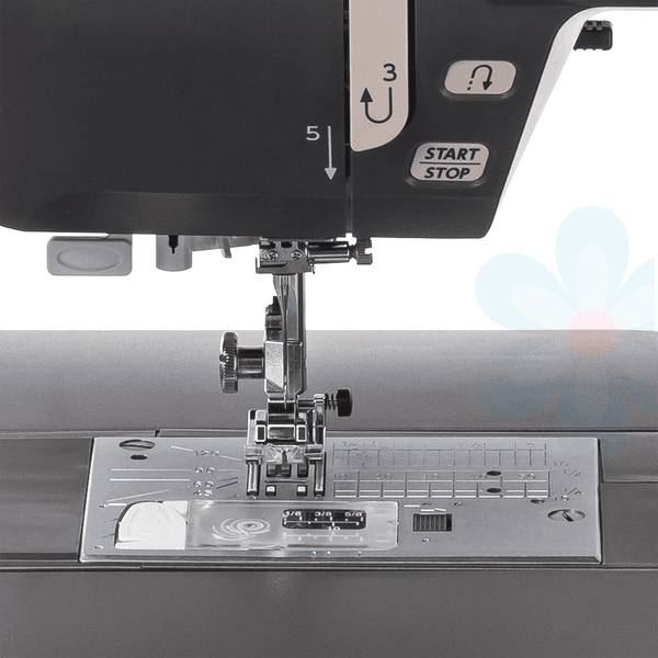 Janome SewLA Grafittgr&aring; m/Toalettmappem&oslash;nster