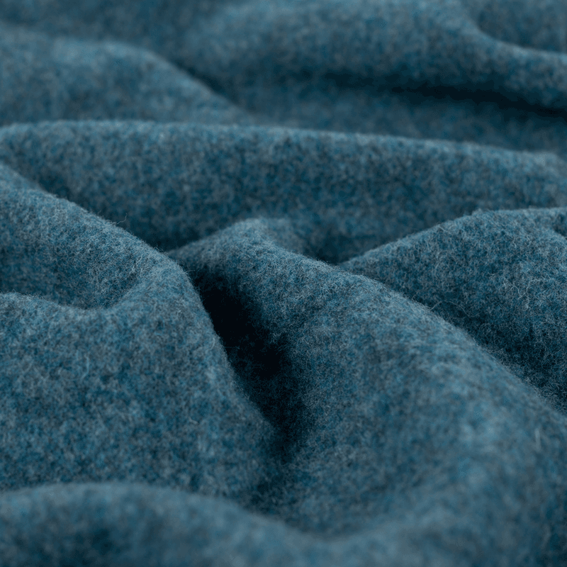 Petrol Melert - Merinoull Fleece