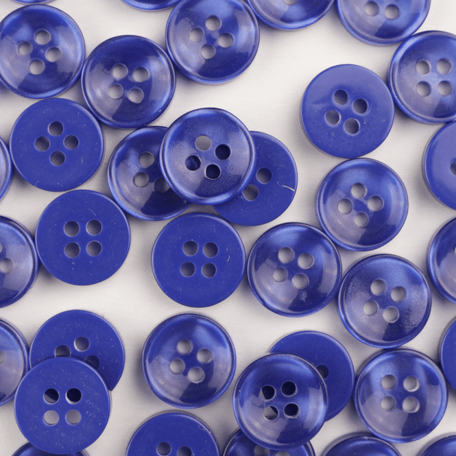 Hovedbilde Porto Kongeblå  - 11,5 mm Resin Knapp