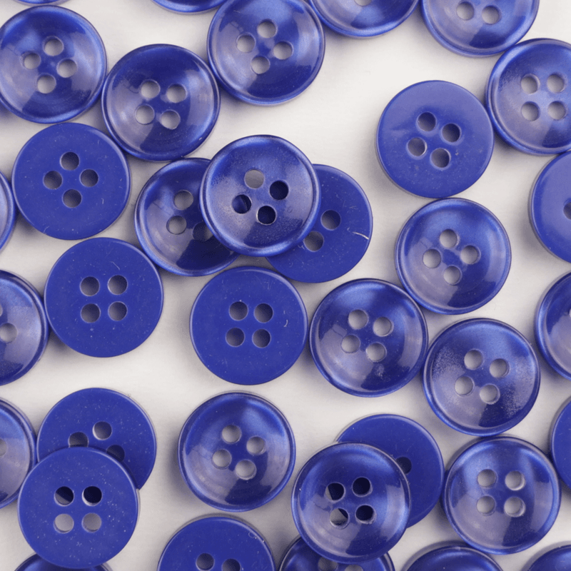 Porto Kongeblå  - 11,5 mm Resin Knapp