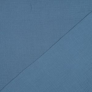 Hovedbilde Jeansbl&aring; - &Oslash;kologisk Musselin